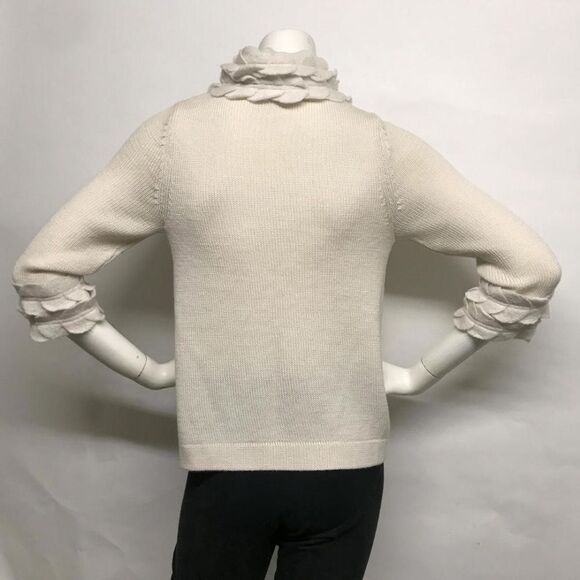 ANTHROPOLOGIE Moth SWALLOWS TWITTER Cardigan S XS - Picture 7 of 8